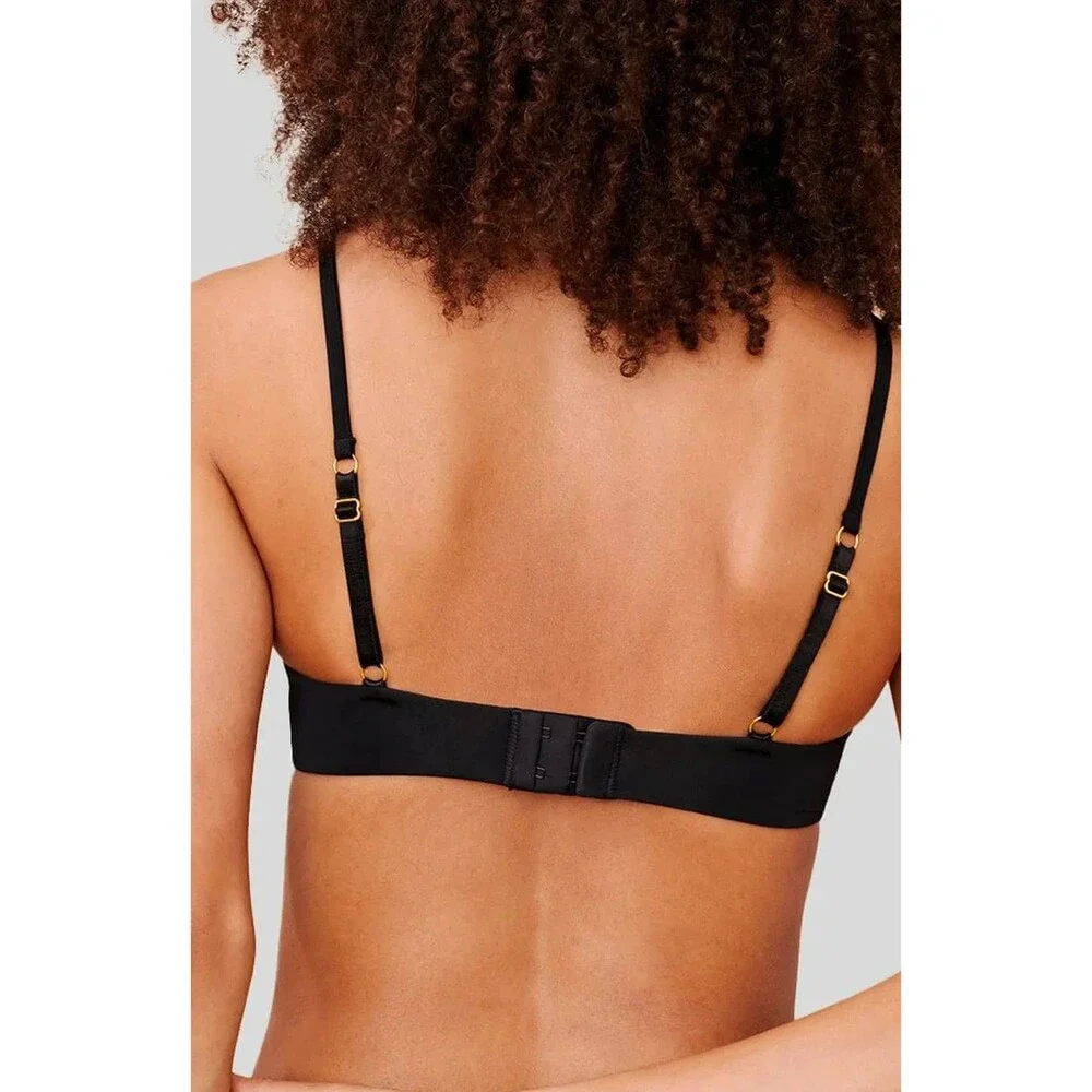Pepper All You Classic Bra 32A Black Underwire Adj Straps NWT New with tags